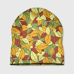 Шапка Яркие осенние листья, цвет: 3D-принт