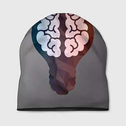Шапка Прокачай мозги, цвет: 3D-принт