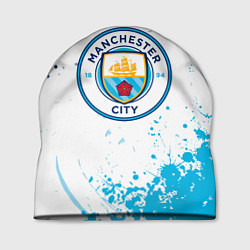 Шапка Manchester City - Футбольный клуб, цвет: 3D-принт