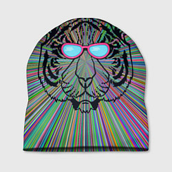 Шапка Тигр в розовых очках, цвет: 3D-принт