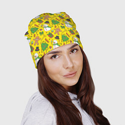 Шапка Веселый праздник и все, что с ним связано, цвет: 3D-принт — фото 2