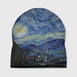 Шапка Звездная ночь Ван Гога, цвет: 3D-принт