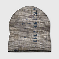 Шапка Only for Italy Мешковина Авангард Hype, цвет: 3D-принт