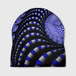 Шапка Неоновая спираль Абстракция Neon Spiral Abstractio, цвет: 3D-принт
