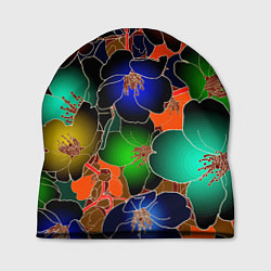 Шапка Vanguard floral pattern Summer night Fashion trend, цвет: 3D-принт
