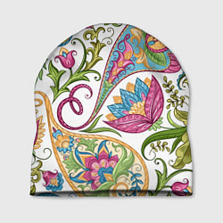 Шапка Fashionable floral Oriental pattern Summer 2025, цвет: 3D-принт