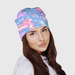 Шапка Цветная размытость, цвет: 3D-принт — фото 2