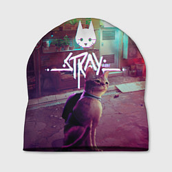 Шапка Stray - котик - neon, цвет: 3D-принт