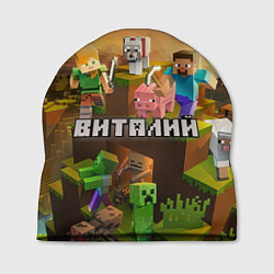 Шапка Виталий Minecraft, цвет: 3D-принт