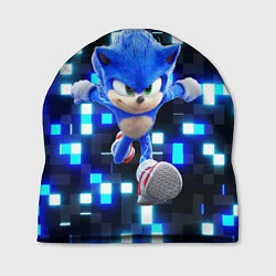 Шапка Sonic neon squares, цвет: 3D-принт