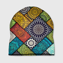 Шапка Patterned mosaic, цвет: 3D-принт