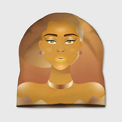 Шапка Golden girl, цвет: 3D-принт