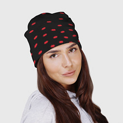 Шапка Поцелуи для любимого, цвет: 3D-принт — фото 2