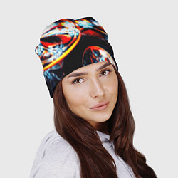 Шапка Фрактальный узор, цвет: 3D-принт — фото 2