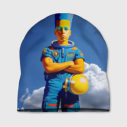 Шапка Барт Симпсон - космический мальчик - нейросеть, цвет: 3D-принт