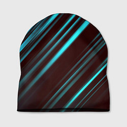 Шапка Stripes line neon color, цвет: 3D-принт