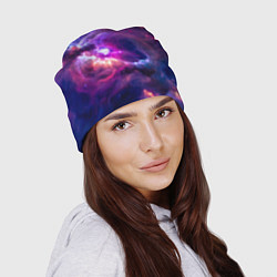 Шапка Небула в космосе в фиолетовых тонах - нейронная се, цвет: 3D-принт — фото 2
