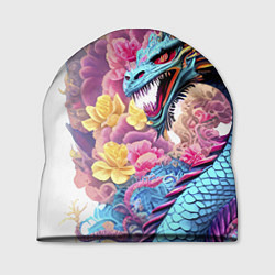 Шапка Свирепый дракон - татуировка - ирезуми - Япония, цвет: 3D-принт