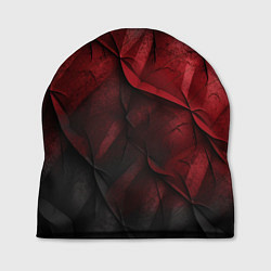 Шапка Black red texture, цвет: 3D-принт