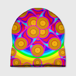 Шапка Узор цвета хохломы, цвет: 3D-принт