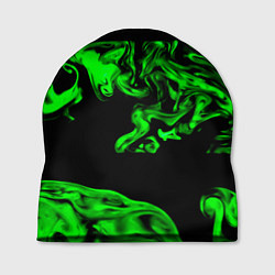 Шапка Зеленый светящийся дым, цвет: 3D-принт