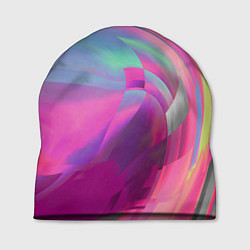 Шапка Неоновая геометрическая абстракция, цвет: 3D-принт