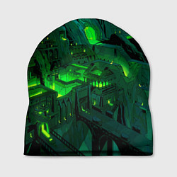 Шапка Зелёный город, цвет: 3D-принт