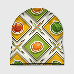 Шапка Fruits and berries pattern
