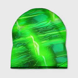 Шапка Яркий зеленый фон, цвет: 3D-принт