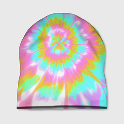 Шапка Tie-Dye кислотный в стиле барби, цвет: 3D-принт