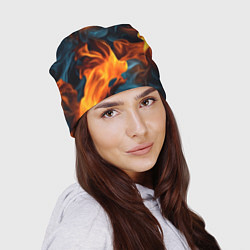 Шапка Пламя огня, цвет: 3D-принт — фото 2