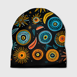 Шапка Африканский узор - нейросеть, цвет: 3D-принт