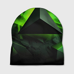 Шапка Зеленые треугольники, цвет: 3D-принт