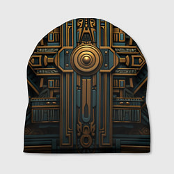 Шапка Симметрический узор в египетском стиле, цвет: 3D-принт