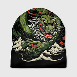 Шапка Символ года зеленый дракон, цвет: 3D-принт