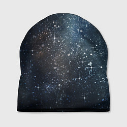 Шапка Темное космическое звездное небо, цвет: 3D-принт