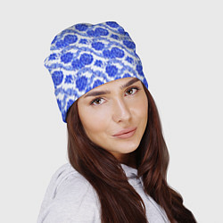 Шапка Гжель классика, цвет: 3D-принт — фото 2