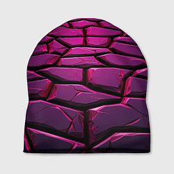 Шапка Фиолетовая абстрактная плитка, цвет: 3D-принт