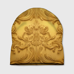 Шапка Золото объемные узоры, цвет: 3D-принт
