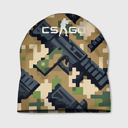 Шапка Counter Strike - pixel military pattern, цвет: 3D-принт