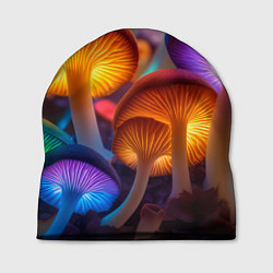 Шапка Неоновые светящиеся грибы