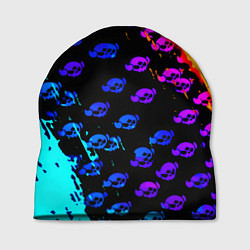 Шапка Brawl stars neon logo kids, цвет: 3D-принт