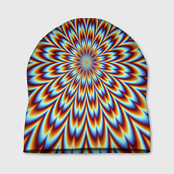 Шапка Оптическая иллюзия в виде цветка