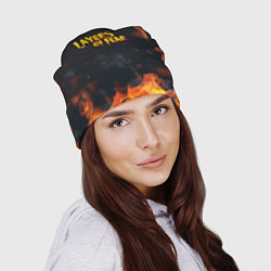 Шапка Layers of Fear огненный стиль хоррор, цвет: 3D-принт — фото 2