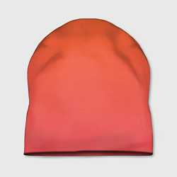 Шапка Градиент оранжево-розовый, цвет: 3D-принт