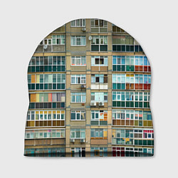 Шапка Панельный дом, цвет: 3D-принт