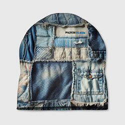 Шапка Patchwork denim - vogue