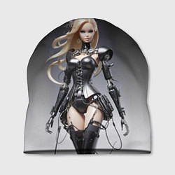 Шапка Cyber Barbie - fantasy cyberpunk ai art, цвет: 3D-принт