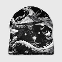 Шапка Воин призрак-самурай и монстр со щупальцами, цвет: 3D-принт