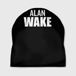 Шапка Alan Wake white logo